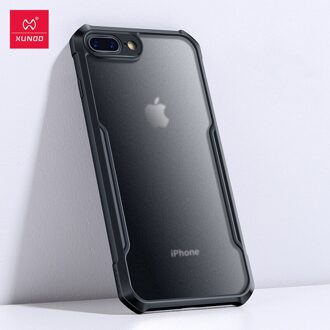 Voor Iphone 8 Case, Xundd Shockproof Case, Voor IPhone8 Plus Case, beschermende Transparante Bumper Airbag Gemonteerd Telefoon Cover Shell For iPhone 8 Plus / zwart matte / 1stk Case