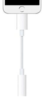 Voor Iphone Adapter 2 In 1 Adaptador Voor Apple Iphone 7 8 Plus 11 Pro Max Xr Xs X Te 3.5Mm Hoofdtelefoon Splitter Cargador Y Audio wit