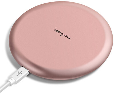 Voor iPhone X 8/8 Plus Samsung Galay S7/S8/S9 Note 8 Qi Snelle Draadloze Oplader Voor iPhone huawei xiaomi Andere modellen nodig ontvanger roze