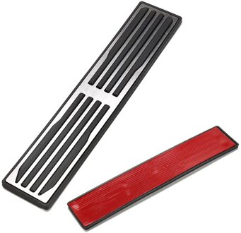 Voor Jaguar F-Tempo XK XE XF XJ F-Type Auto Voetsteun Voetsteun Pedaal Pad Trim Interieur onderdelen Pedalen 25x4.5 cm