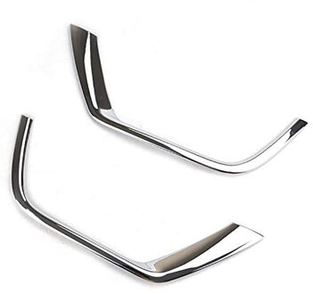 Voor Jeep Compass Auto Mistlicht Cover Trim Decoratie Frame Strip Accessoires zilver