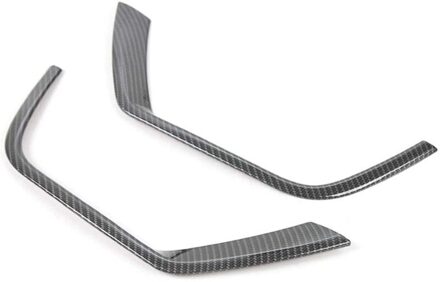 Voor Jeep Compass Auto Mistlicht Cover Trim Decoratie Frame Strip Accessoires zwart