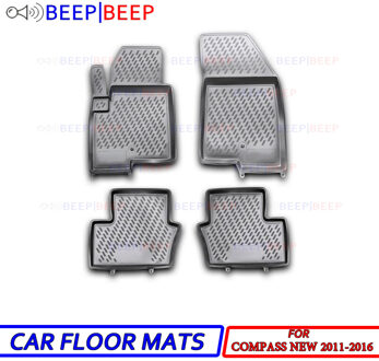 Voor Jeep Compass Auto Vloermatten Tapijten Auto Vloermat Stofdicht Water Proof Auto Styling interieur Decoratie