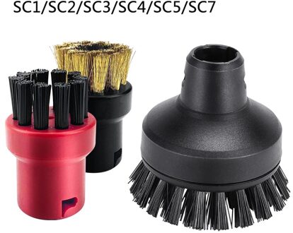 Voor Karcher Reinigingsmachine SC1 SC2 SC3 SC4 SC5 SC7 CTK10 CTK20 Accessoires Vervanging Kleine Grote Ronde Borstel Spiegel Borstel hoofd 06