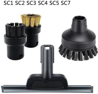 Voor Karcher Reinigingsmachine SC1 SC2 SC3 SC4 SC5 SC7 CTK10 CTK20 Accessoires Vervanging Kleine Grote Ronde Borstel Spiegel Borstel hoofd 09