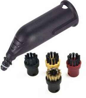 Voor Karcher Stoomreiniger Mondstuk Nylon + Draad Borstels SC1010 SC1.010 SC1.020 Karcher Turbo Stoom Nozzle Attachment