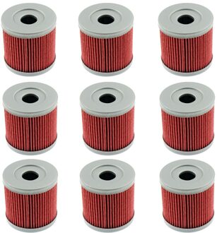 Voor Kawasaki KFX400 A1-A3, A6F KSF400 2003 2004 2005 2006 KLX400 R SR KLX400R KLX400SR 2003 Motorfiets Olie Filter 9 stk