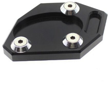 VOOR KAWASAKI Ninja 300R Ninja 250 Aluninum Motorfiets Side Stand Pad Plaat Kickstand Vergroter Ondersteuning Uitbreiding zwart