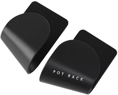 Voor Keuken Muur Gemonteerde Opknoping 2 Stks/set Pot Deksel Houder Houder Pan Pot Deksel Rack Keuken Organizer Haak Keuken opbergrek zwart