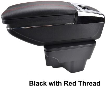 Voor Kia Rio 3 Rio3 Center Middenconsole Opbergdoos Armsteun Armsteun Draaibare Ub rood draad