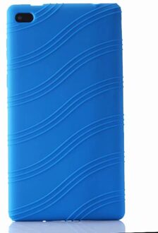 Voor Lenovo Tab 4 7 Essentiële TB-7304F Silicone Case Cover Tab7 Essentiële 7.0 "7304 Protector 7304i Soft Behuizing Shell capa Fundas blauw