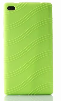 Voor Lenovo Tab 4 7 Essentiële TB-7304F Silicone Case Cover Tab7 Essentiële 7.0 "7304 Protector 7304i Soft Behuizing Shell capa Fundas groen
