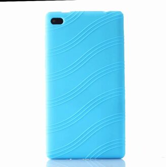 Voor Lenovo Tab 4 7 Essentiële TB-7304F Silicone Case Cover Tab7 Essentiële 7.0 "7304 Protector 7304i Soft Behuizing Shell capa Fundas lucht blauw