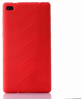 Voor Lenovo Tab 4 7 Essentiële TB-7304F Silicone Case Cover Tab7 Essentiële 7.0 "7304 Protector 7304i Soft Behuizing Shell capa Fundas rood