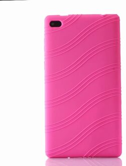 Voor Lenovo Tab 4 7 Essentiële TB-7304F Silicone Case Cover Tab7 Essentiële 7.0 "7304 Protector 7304i Soft Behuizing Shell capa Fundas roos roze