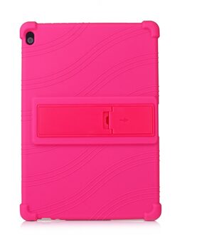 Voor Lenovo Tab M10 TB-X605F X505F Tab P10 TB-X705F TB-X705L 10.1 Inch Tablet Beschermhoes Soft Silicon Case + Film + Pen roos