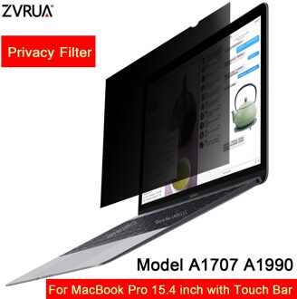 Voor MacBook Pro 15.4 inch met Touch Bar Model A1707 A1990, privacy Filter Schermen Beschermende film (342mm * 223mm)