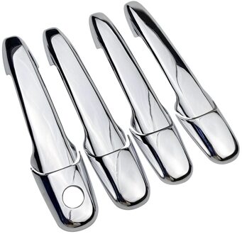 Voor Mazda 2 3 5 6 2004 RX-8 CX-7 CX-9 Ford Fusion Mustang Lincoln Mkx Auto Chrome Exterieur deurgreep Cover Trim Stickers 1 Keyhole