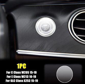 Voor Mercedes Benz C E GLC Klasse W205 W213 X253 TPU Transparante Auto Motor Start Stop Schakelaar Drukknop Membraan protector Film