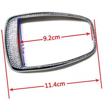 Voor Mercedes Benz C W205 C180 C200 C220 Centrale Console Muis Aanpassen Knop Schakelaar Refit Kunstmatige Crystal Diamond Decal Trim stijl B