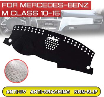 Voor Mercedes Benz M Klasse Auto Dashboard Mat Anti-Vuile Antislip dash Cover Mat Uv-bescherming Schaduw RHD