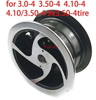 Voor Mini Moto, Atv & Go Kart Elektrische Scooter 4 Inch 4.10/3.50-4 9x3.50-4 3.00-4 Hub Aluminium Lichtmetalen Velgen Spiebaan Lager Hub 17mm inner hole