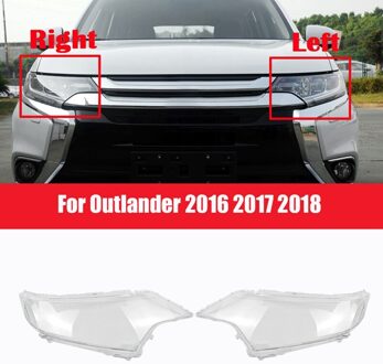 Voor Mitsubishi Outlander Auto Koplamp Cover Clear Lens Koplamp Lampenkap Shell