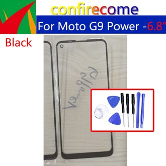 Voor Motorola Moto G9 Power Touch Screen Lcd Front Outer Glass Panel Lens Vervanging met Tool