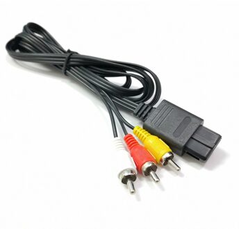 Voor N64 Snes Gamecube 6FT Rca Av Tv Audio Video Stereo Cable Koord Voor Nintendo 64 Prachtig Ontworpen Duurzaam