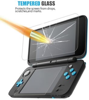 Voor Nintendo 2DS Xl/Ll 2Dsxl 2Dsll Console Film Guard Premium Hd Top & Bottom Gehard glas Screen Protector Filter