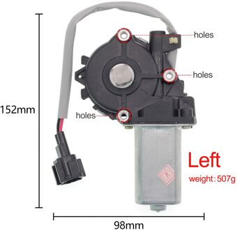 Voor Nissan Sylphy Tiida Geniss Livina Elektrische Auto Venster Lifter Motor Power Glas Motor Regulator Links/Rechts 6pin achterkant links-2pin