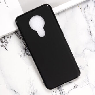 Voor Nokia 5.3 Terug Ring Holder Bracket Telefoon Case Cover Telefoon Tpu Zachte Siliconen Gevallen Voor Nokia 5.3 Ta-1234, ta-1223, Ta-1227 Blauw