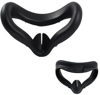 Voor Oculus Quest 2 Eye Cover Masker Siliconen Anti-Zweet Licht Blokkeren Beschermende Eye Cover Case Vr Headset Accessoires zwart