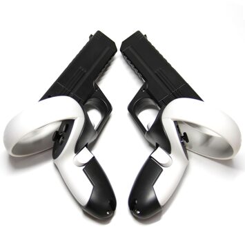 Voor Oculus Quest 2 Vr 1 Set Vr Controller Handvat Stevige Schieten Handvat Houder Game Accessoire zwart