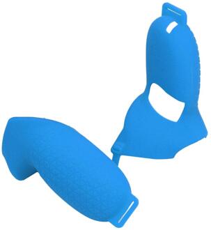 Voor Oculus Quest 2 Vr Beschermhoes Accessoires Vr Controller Handgreep Case Antislip Zachte Siliconen Sleeve Voor quest2 blauw