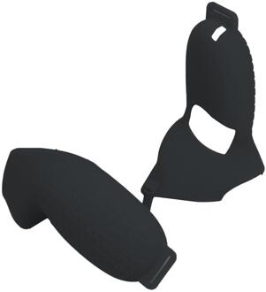 Voor Oculus Quest 2 Vr Beschermhoes Accessoires Vr Controller Handgreep Case Antislip Zachte Siliconen Sleeve Voor quest2 zwart