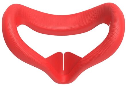 Voor Oculus Quest 2 Vr Headset Zachte Siliconen Oogmasker Cover Pad Eye Cover Q39D rood