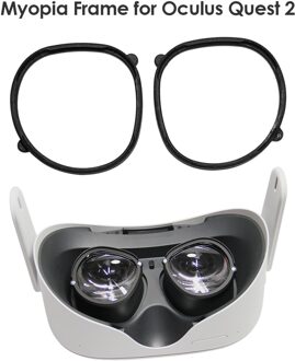 Voor Oculus Quest 2 Vr Magnetische Lenzenvloeistof Anti-Blauw Lens Frame Quick Demonteren Clip Lens Bescherming Voor Oculus Quest 2 Glazen