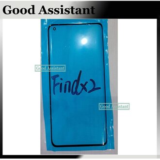 Voor Oppo FindX2 Vinden X2 CPH2023 PDET10 PDEM10 CPH2023 Front Touch Screen Glas Outer Lens Vervanging