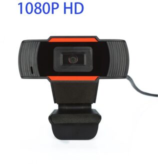 Voor Pc Computer Webcam Camera 30 Graden Draaibaar 2.0 Hd Webcam 1080P Usb Camera Video-opname Web Camera Met microfoon 1080P camera