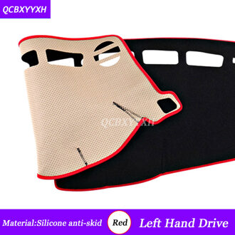 Voor Peugeot Dashboard Mat Beschermende Interieur Photophobism Pad Schaduw Kussen Auto Styling Auto Accessoires Goud