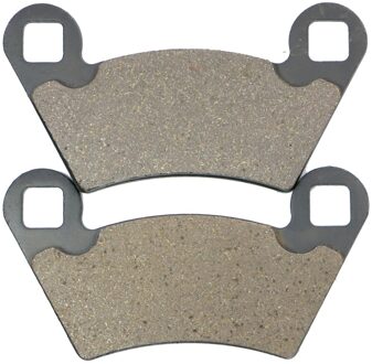 Voor Polaris 500 Ranger 2X4 4X4 6X6 2002 - Voor Achter Remblokken set 2007 2006 2005 2004 2003 02 koolstof achterkant links