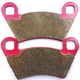 Voor Polaris 500 Ranger 2X4 4X4 6X6 2002 - Voor Achter Remblokken set 2007 2006 2005 2004 2003 02 Sintered achterkant rechtsaf