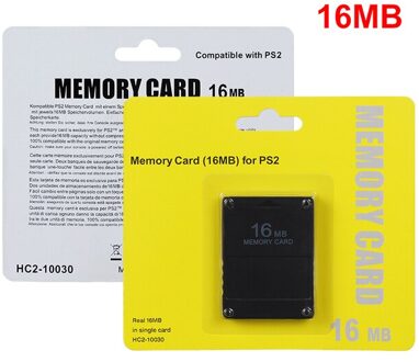 Voor PS2 8 MB/64 MB/128 MB Geheugenkaart Geheugen Uitbreiding Kaarten Geschikt voor Sony Playstation 2 PS2 Zwart 8/128M Geheugenkaart PS2 16M