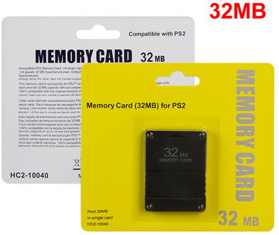 Voor PS2 8 MB/64 MB/128 MB Geheugenkaart Geheugen Uitbreiding Kaarten Geschikt voor Sony Playstation 2 PS2 Zwart 8/128M Geheugenkaart PS2 32M