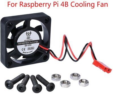 Voor Raspberry Pi 4 Koelventilator Pi Fan Cpu Fan Kleine Mini Ventilator 30X30X7 Mm Borstelloze stille Ventilator Voor Raspberry Pi 4 Model B