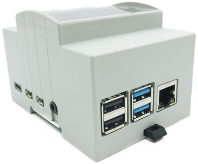 Voor Raspberry Pi 4 Model B Abs Case Wit Case Beschermhoes Behuizing Voor Raspberry Pi 4B