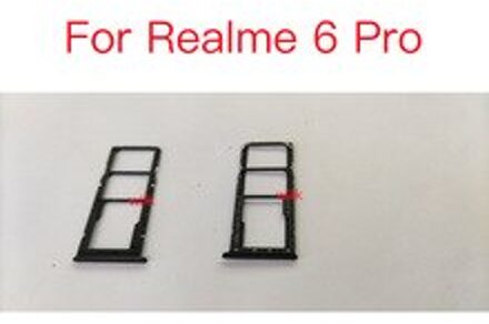 Voor Realme 6 Pro Realme6pro Originele Telefoon Behuizing Sim Tray Adapter Micro Sd-kaart Lade Houder