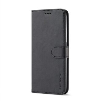 Voor Realme C3 Case Lederen Vintage Telefoon Case Op Realme C3 Case Flip 360 Magnetische Wallet Case Voor Realme C3 cover Hoesjes Fundas zwart