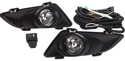 Voor Rechts & Links Clear Mistlichten Lamp Lens Met Bedrading Kit Voor Mazda 6 2003-2005